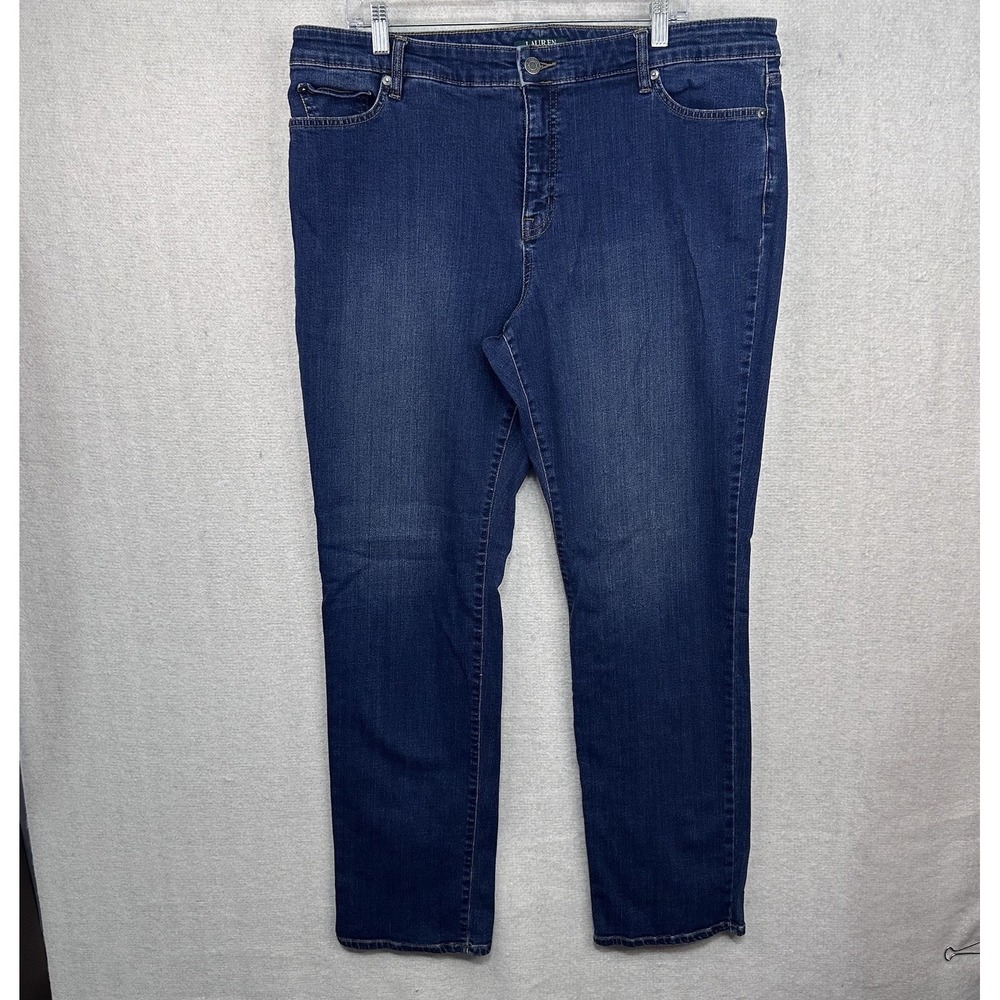 Lauren Ralph Lauren Premier Straight Women's 18W Denim Jeans